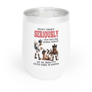 Humorous Wine Tumbler And Fun Travel Mug - Gifts for Wine Lovers