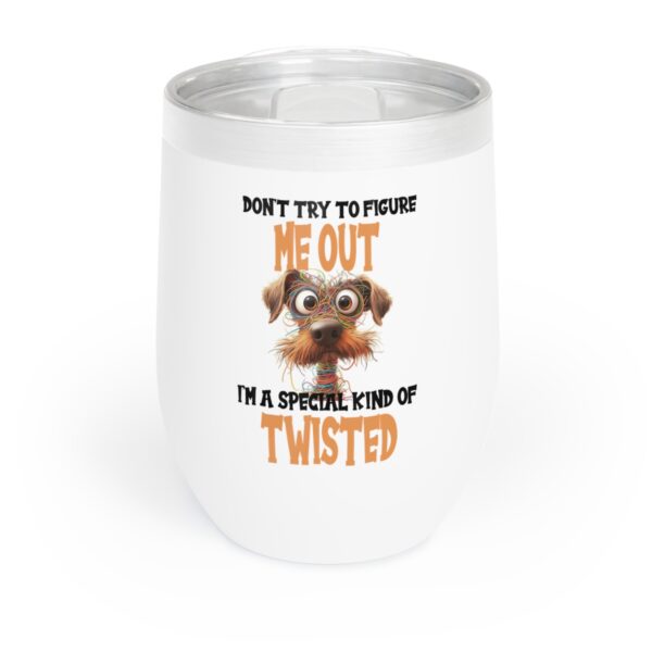 Fun & Twisted Wine Tumbler - Perfect for Dog Lovers
