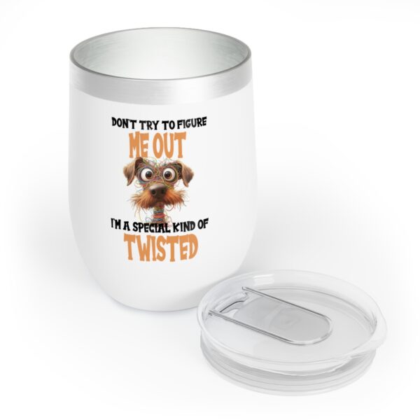 Fun & Twisted Wine Tumbler - Perfect for Dog Lovers