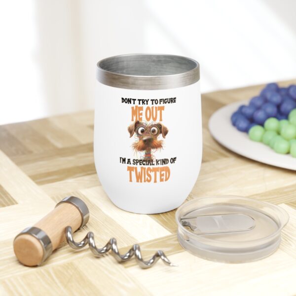 Fun & Twisted Wine Tumbler - Perfect for Dog Lovers