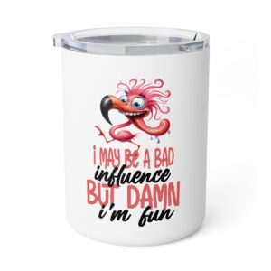 Fun Flamingo Insulated Coffee Mug - Unique Gift And Sassy Mug