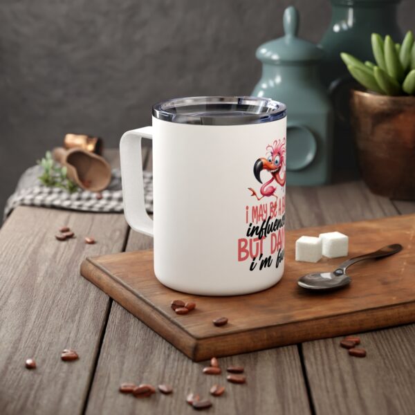 Fun Flamingo Insulated Coffee Mug - Unique Gift And Sassy Mug