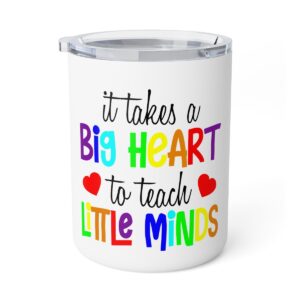 Colorful Teacher's Insulated Coffee Mug - Perfect Gift for Educators