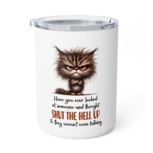 Funny Insulated Coffee Mug - Perfect Gift for Cat Lovers