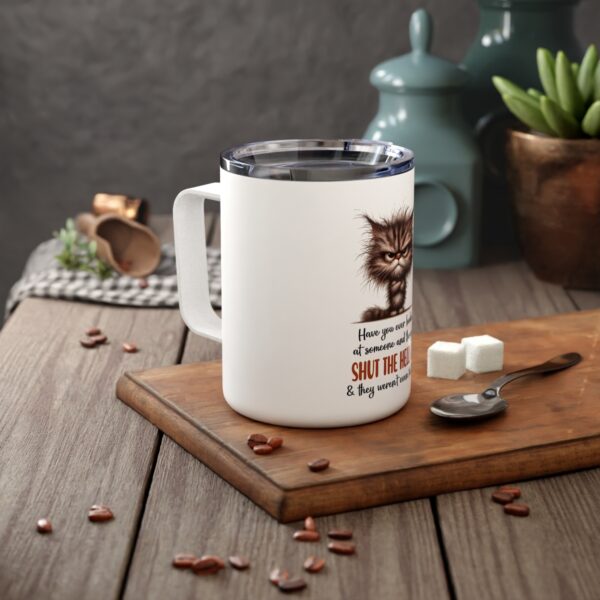 Funny Insulated Coffee Mug - Perfect Gift for Cat Lovers