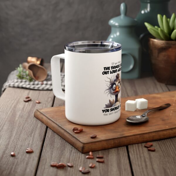 Humorous Insulated Coffee Mug - Funny Coffee Cup for Endless Laughs
