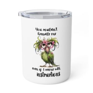 Insulated Coffee Mug with Quirky Bird Design - Perfect Gift for Coffee Lovers