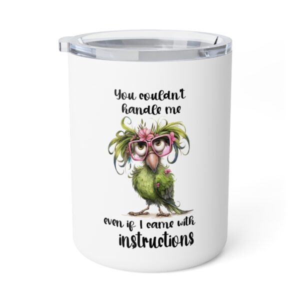 Insulated Coffee Mug with Quirky Bird Design - Perfect Gift for Coffee Lovers