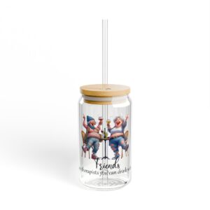 Friends Sipper Glass - Unique Gift for Friends And Fun Party Mug