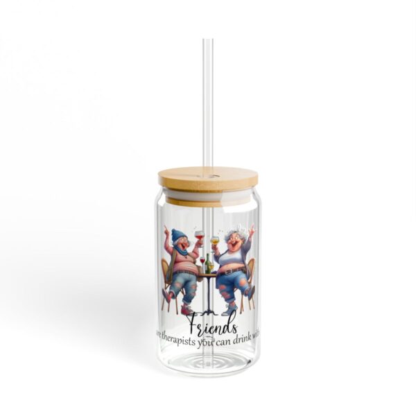 Friends Sipper Glass - Unique Gift for Friends And Fun Party Mug