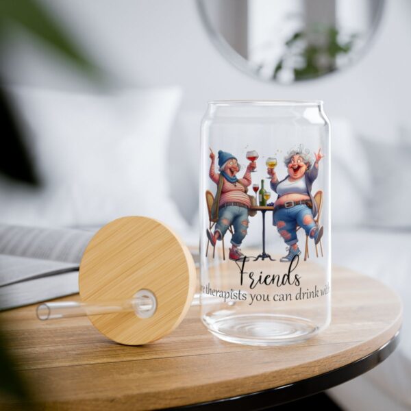 Friends Sipper Glass - Unique Gift for Friends And Fun Party Mug