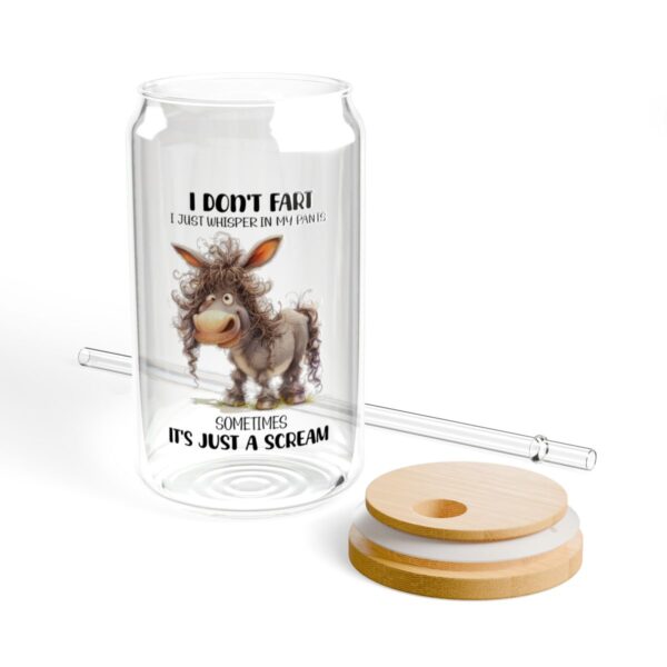 Donkey Sipper Glass Funny Insulated Drinkware - Gift for Animal Lovers