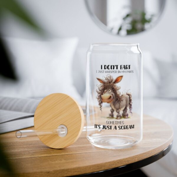Donkey Sipper Glass Funny Insulated Drinkware - Gift for Animal Lovers