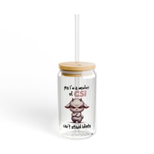 Funny Sipper Glass - Perfect for Parties, Office, or Everyday Use