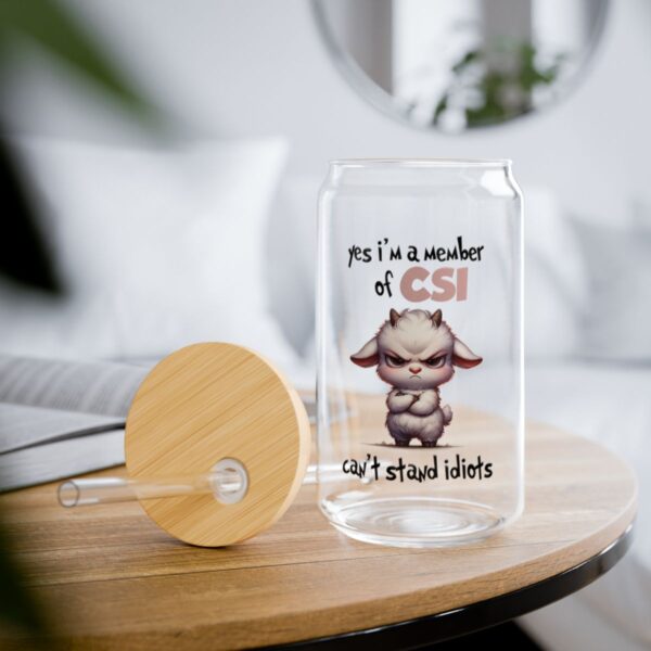 Funny Sipper Glass - Perfect for Parties, Office, or Everyday Use
