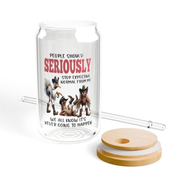 Humorous Sipper Glass - Perfect Gift for Dog Lovers