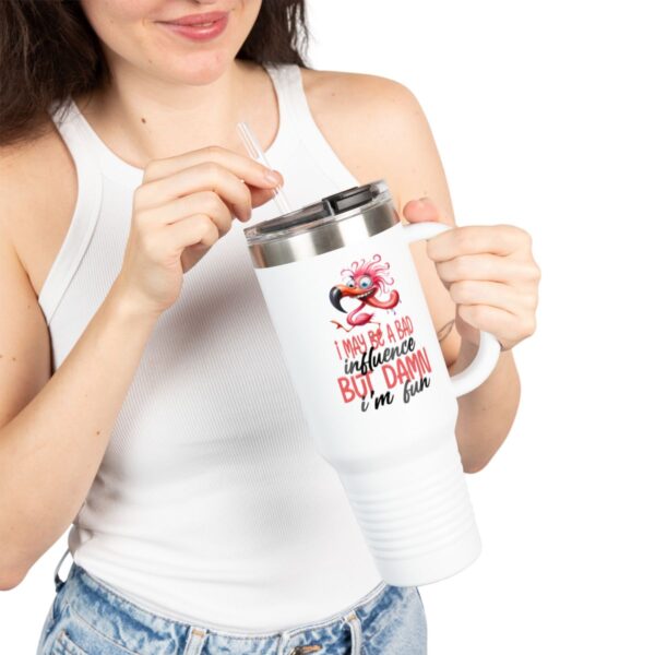 Fun Insulated Travel Mug, Party Mug, Gift for Friends, Sassy Drink Tumbler, Travel Cup, Birthday or Celebration Use
