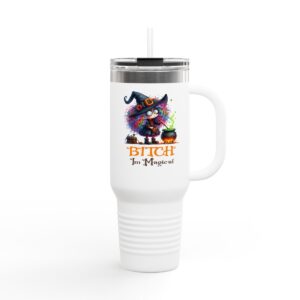 Magical Insulated Travel Mug, Witch Themed - Halloween Gift And Fun Travel Tumbler
