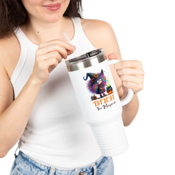 Magical Insulated Travel Mug, Witch Themed - Halloween Gift And Fun Travel Tumbler