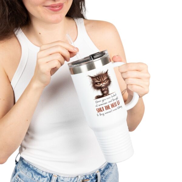 Funny Insulated Travel Mug - Travel Mug for Coffee Lovers