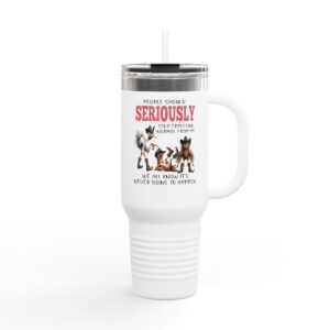 Funny Dog Lover Insulated Travel Mug – Unique Gifts for Pet Owners