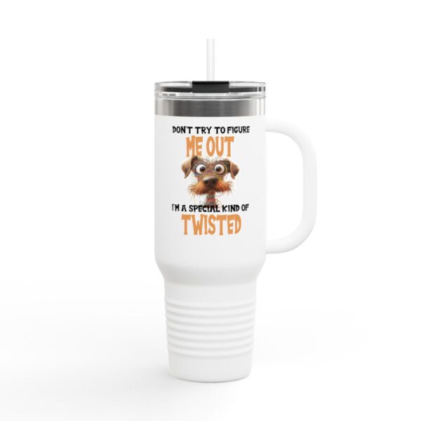 Funny Insulated Travel Mug - Humorous Coffee Tumbler for Travel